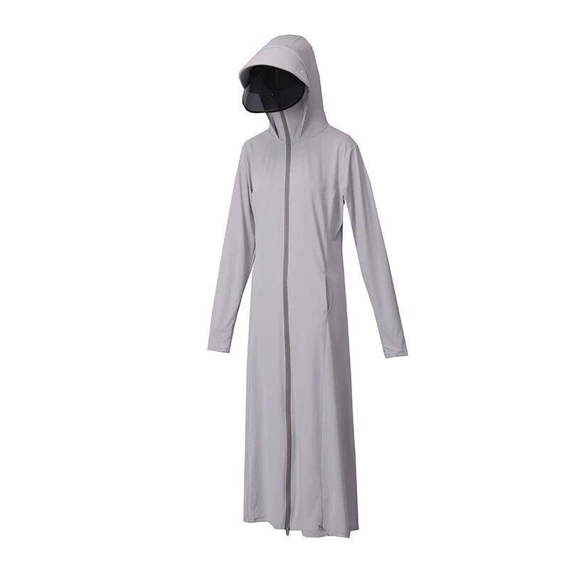 Sunscreen clothes women's summer 1011 new long coat ultraviolet breathable full body blouse ice silk thin