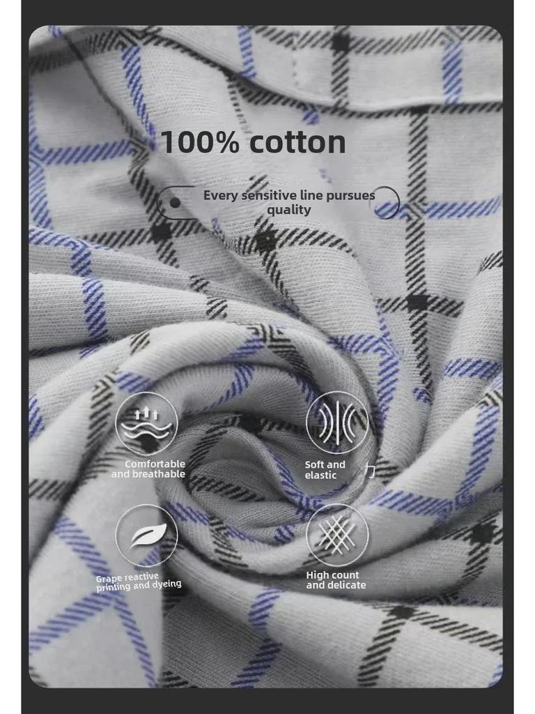 Мужские свободные хлопковые трусы-боксеры для людей среднего и пожилого возраста - летние шорты большого размера