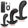 M/L Safe Silicone Anal Butt Plugs Wireless Remote Control Anal Plug Vibrators G-spot Stimulator for Beginners Erotic Toys 18+