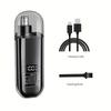 Men’s Electric Nose Ear Hair Trimmer USB C Rechargeable Fast Charging Portable Compact Grooming Tool