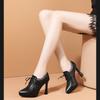 Fashion 2025Women's Single Shoes High Quality Thick Sole Pointed Strap Waterproof Platform Fashion All Comfortable Non-slip Breathable
