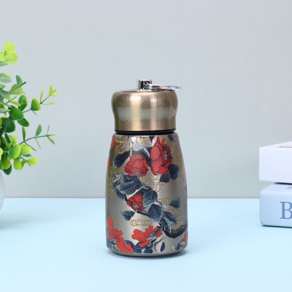 300ml Insulated Cup Stainless Steel Slim Insulated Thermal Water Bottle Outdoor Hiking