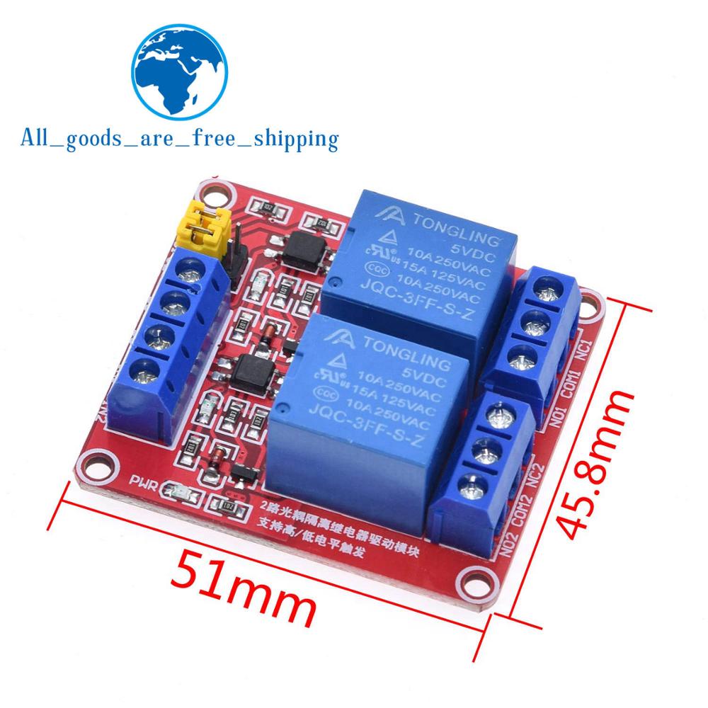 1/2/4/6/8 Channe High/Low Level Trigger Relay Module 5V 12V Home Intelligent Control Module With Optocoupler Isolation Output
