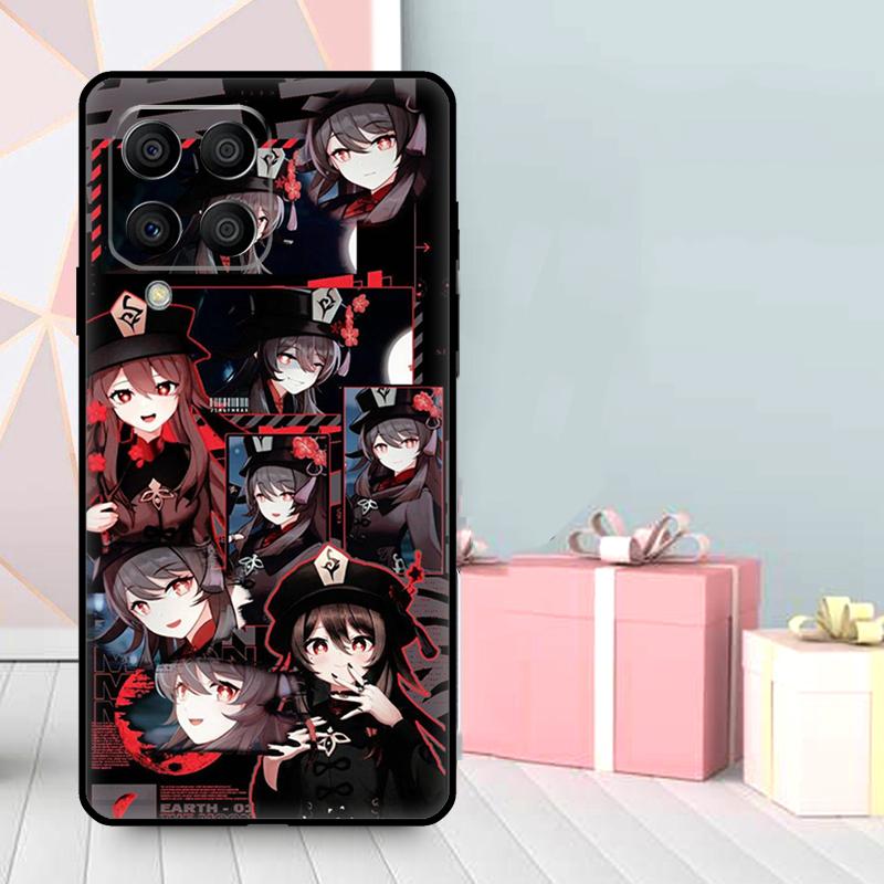 Чехол Hu Tao Genshin Impact для Samsung Galaxy M35 M56 M12 M06 M32 M52 M55 M15 M11 M13 M14 M16 M36 M31 M53 M34 M54