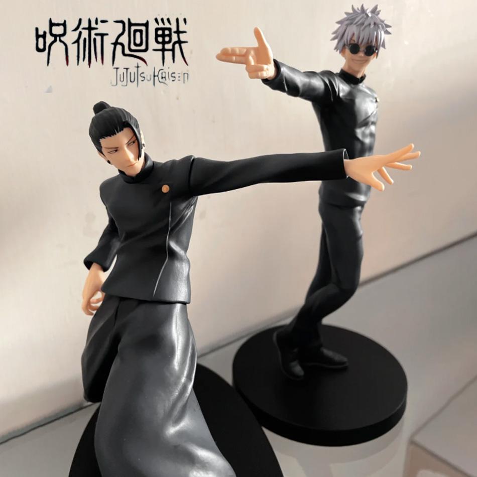 JJK Jujutsu Kaisen Аниме Фигурка Stopper для лапши 18 см Сатору Годжо 14,5 см Гэто Сугуру Фигурка Действия ПВХ Коллекционная Модель Игрушки Подарки
