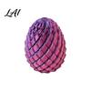 3D Printed Fidget Toy Twisting Egg Stress Relief Spiral Articulated Rotating Spinner