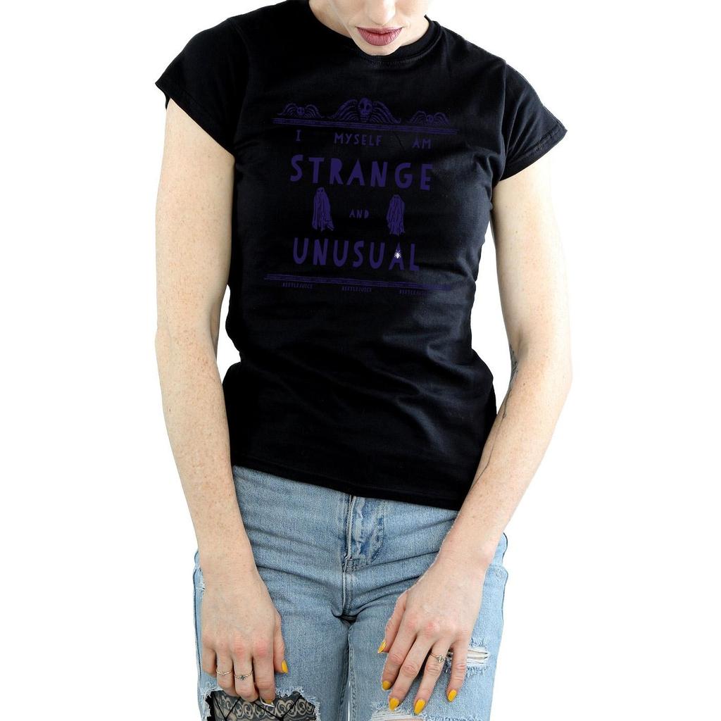 Beetlejuice Женская/дамская футболка Strange And Unusual из хлопка