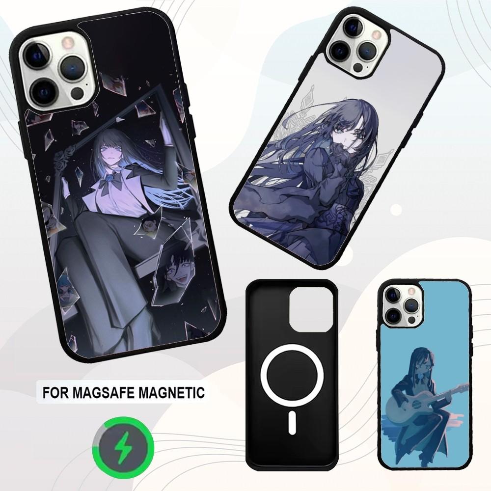 Ado Cartoon K-Kyogen Rule Phone Case For iPhone 16e,16,15,14,13,12,11,Plus,Pro,Max,Mini Magsafe Magnetic Wireless Charging