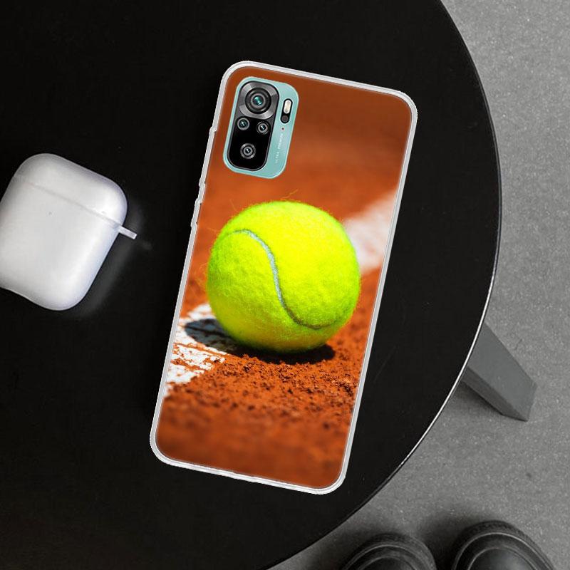 Спортивный чехол для телефона с рисунком в виде тенниса для Xiaomi Redmi Note 15 14 13 12 11 Pro Plus 14S 12S 11S 11T 11E 10S 10 Индивидуальные Fundas Redmi N