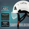 Защита глаз Защита от ударов Строительная каска Защитная каска ABS Строительная защитная каска Печать