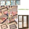 DIY Insect Window Screen Flyscreen Curtain Mosquito Bug Mesh Screen household Self-Adhesive screen mesh Insect Net Bedroom