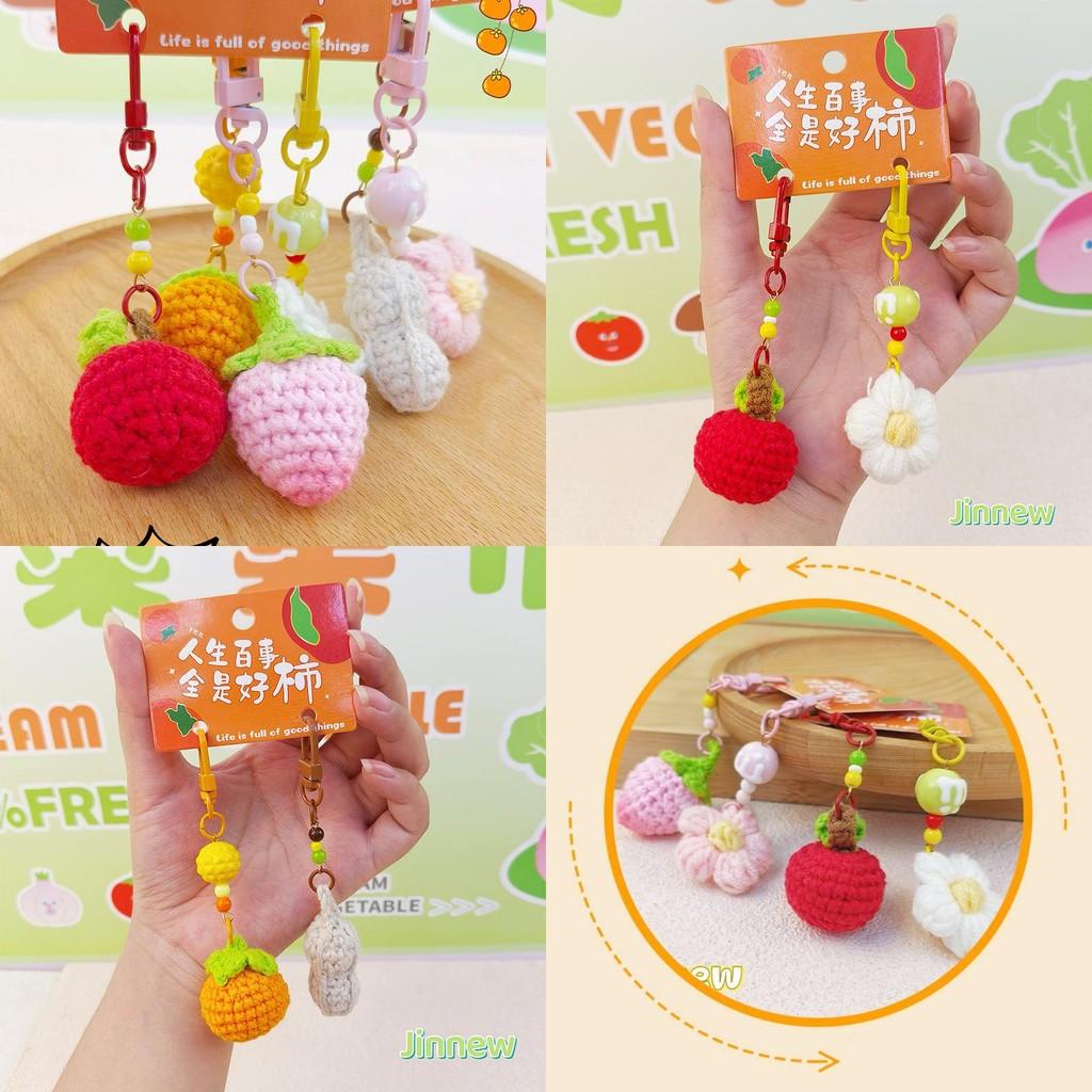 Маленькие Яблоки Персики Цветы Плюшевый Брелок Материал Повседневное Использование Коллекционеры Подарок
