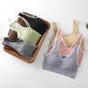 Beautiful back sports vest underwear female student Korean version short outer wear cute suspender tube top bra no steel ring bra