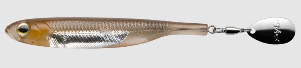 Fish Arrow Soft Lure Flash J Spin 4 Inch 3 Piece Per Pack 01 (8901)