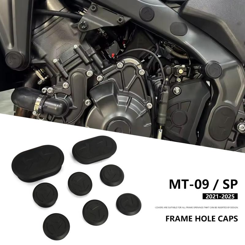 Для YAMAHA MT09 MT 09 MT-09 SP 2021 2022 2023 2024 2025 Мотоцикл Заглушки Декоративные Заглушки Отверстий Рамы Комплект Заглушек Рамы MT09 SP
