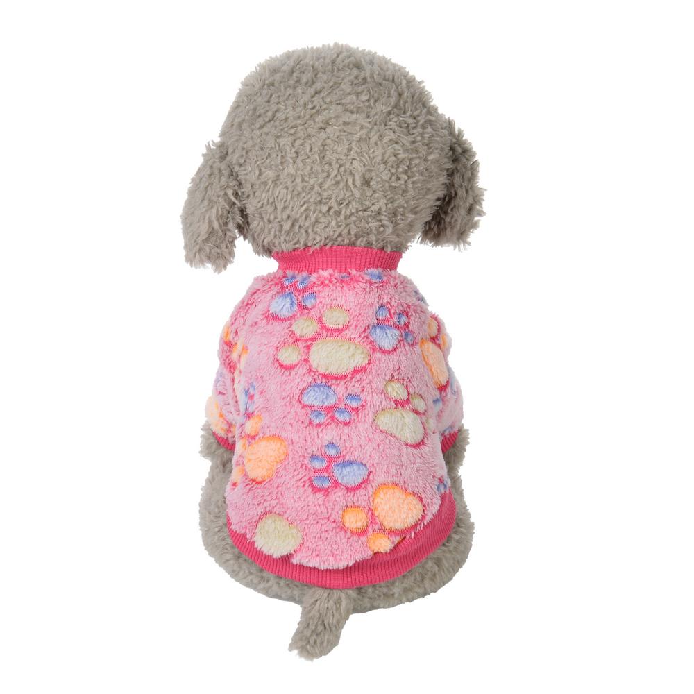 Толстовка с капюшоном для маленьких собак с милым принтом, жилет, зимняя теплая одежда для домашних животных, толстовка для французского бульдога, ши-тцу, куртка для щенков, собак, кошек, одежда для домашних животных