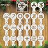 20PC Cappuccino Chocolate Stencil Templates for Barista Coffee Latte Duster 2024