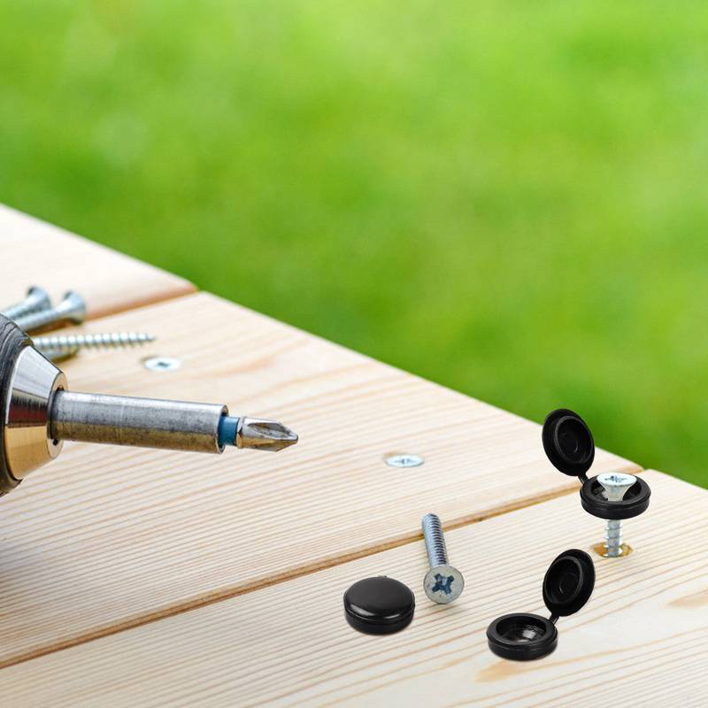 100 шт. крышки для винтов, внутренние крышки, пластиковая крышка, защитная гайка с плоской головкой, нейлоновый болт, круглые пластиковые колпачки для винтов