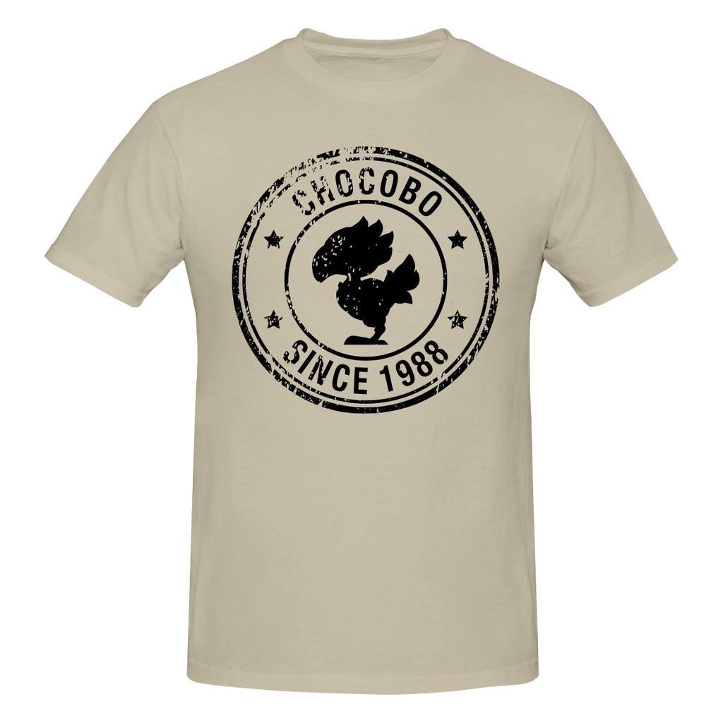 Chocobo Since 1988 Stamp Final Fantasy Serie Salt Style Tshirt Casual And Loose Commuting Essential Tshirt
