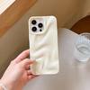 Чехол однотонный совместимый для IPhone 7Plus 16 13 15 11 14 12 Pro Max X XS XR Max 6 8 6s Plus SE 3D-чехол с неровной волной