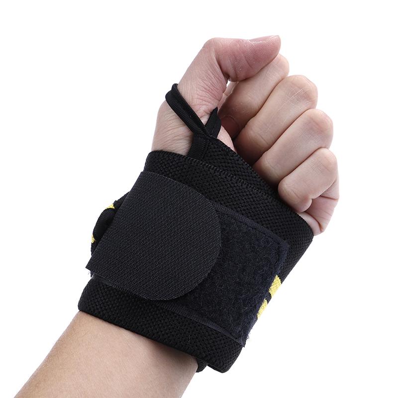 Фитнес Мягкие Тяжелая Атлетика Тренировки Тренажерный Зал Ремни Ручка Поддержка Запястья Перчатки