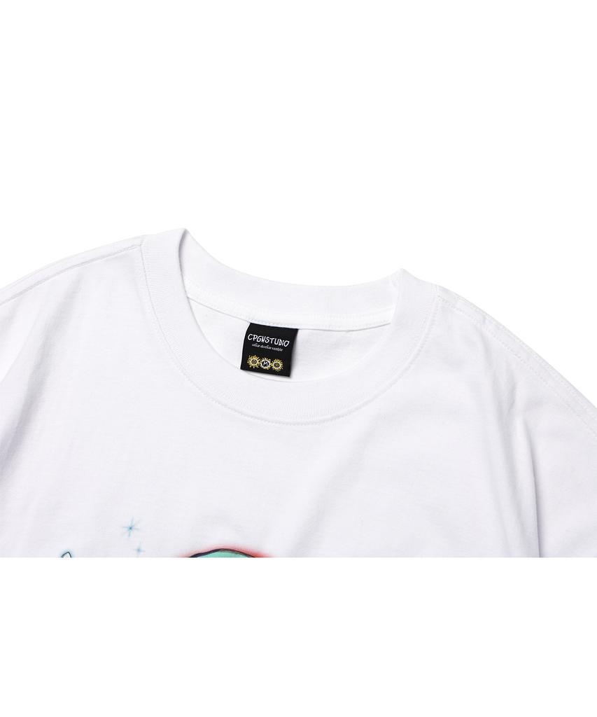 CPGN STUDIO [20 Count] Dtp Whatever White Short Sleeve T-Shirt