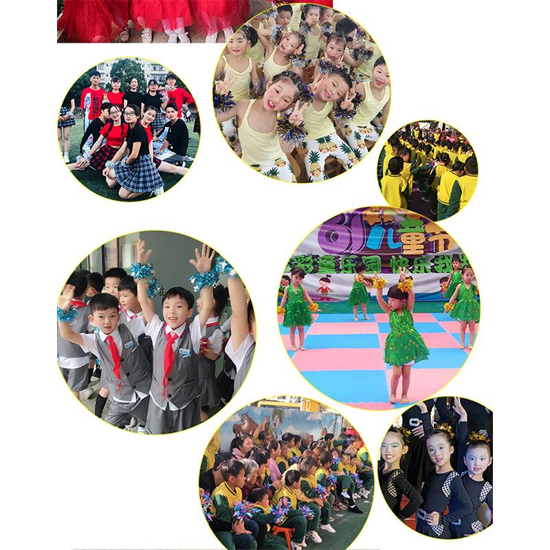 2 шт. Детские Игровые Помпоны Применяются к Спортивным Играм 27 Стилей Практичные Черлидинг Цветочный Шар Спортивные Игры Браслет