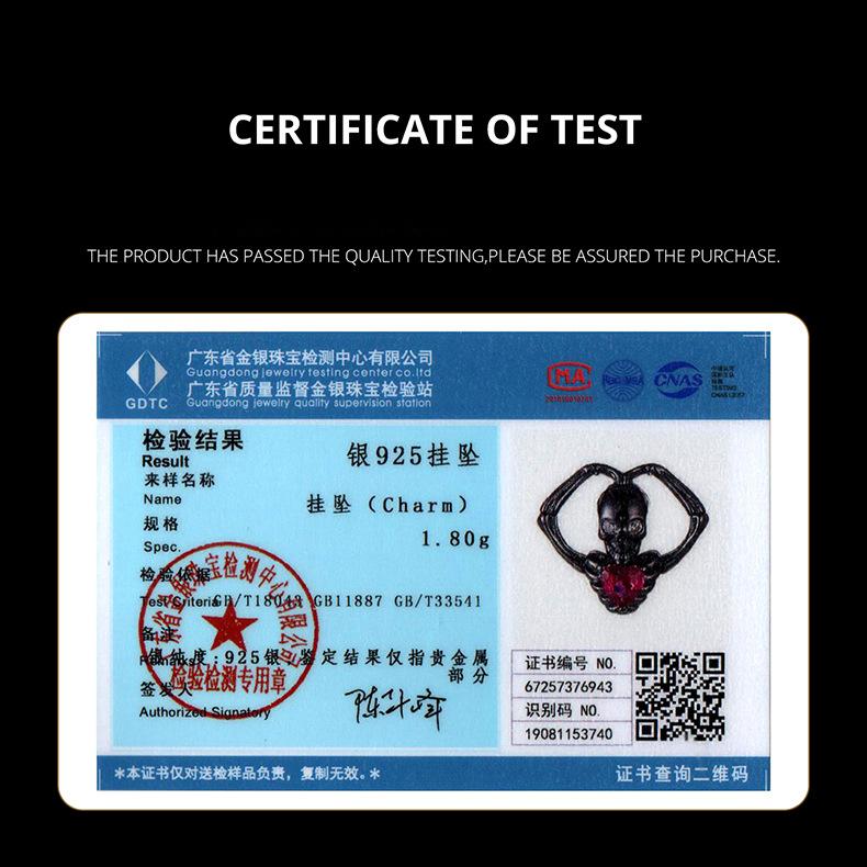 Хэллоуин Чем Сердце Череп Аксессуары для бисероплетения Забавный Фестиваль Посеребренный S925 Позолоченный Черный Бусины Бисероплетение