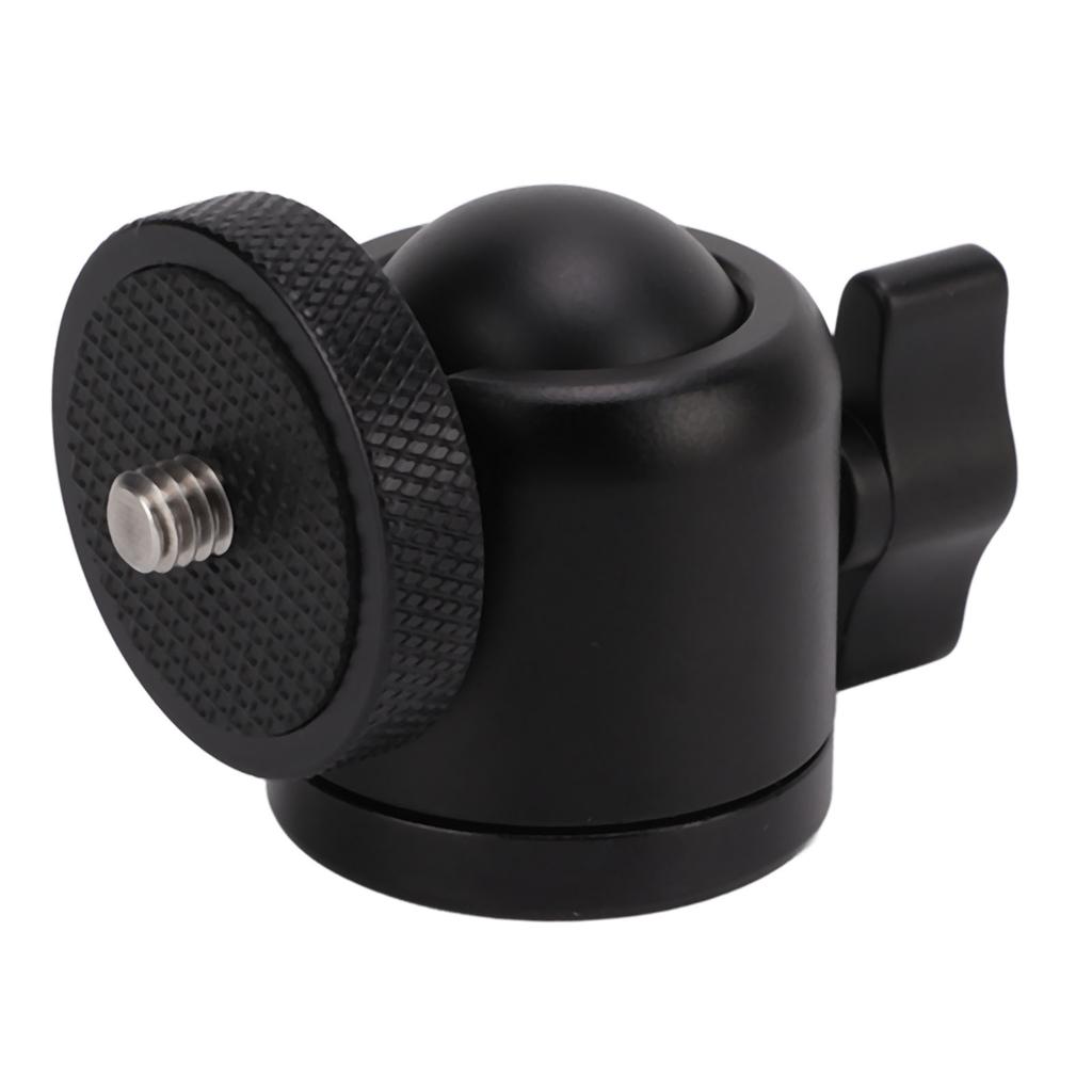 Camera Mount Tripod Head Adapter 360 Degree Swivel Top 1 4in Screw for SLR Mirrorless Camera Photography