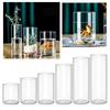 Modern Clear Glass Flower Vase Glass Cylinders Vase Florals Container Flower Vase Elegant Table Centerpieces Decorations