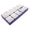 Watch Parts Storage Box Portable Stackable 5 Compartments Watches Movement Parts Box for Screws Hardware Accessories