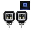 3Inch Universal Motorcycle Headlight Led Fog Mini Spot Lights Angel Eyes 20W Lenses for Scooter Atv Moto Accessories Lamp.