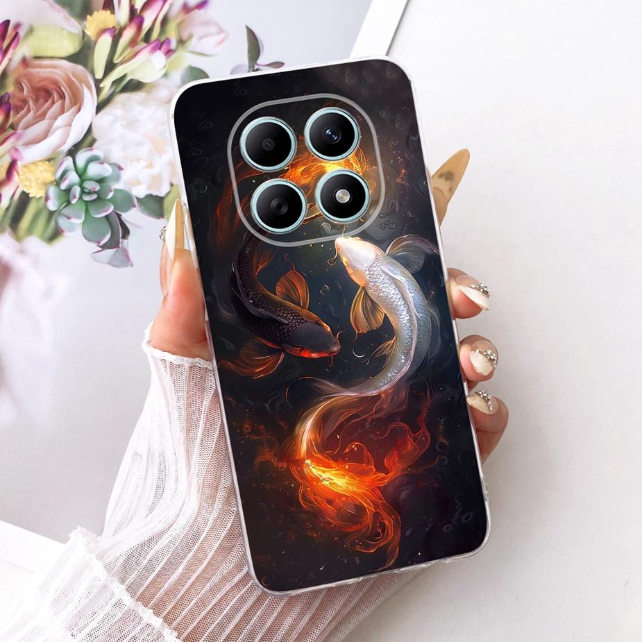 Для Xiaomi Redmi Note 15 Pro 4G Чехол Милый Кот Модный Расписной Чехол Мягкий Силиконовый Чехол Для Redmi Note 15 Pro Plus Note15 5G Сумки