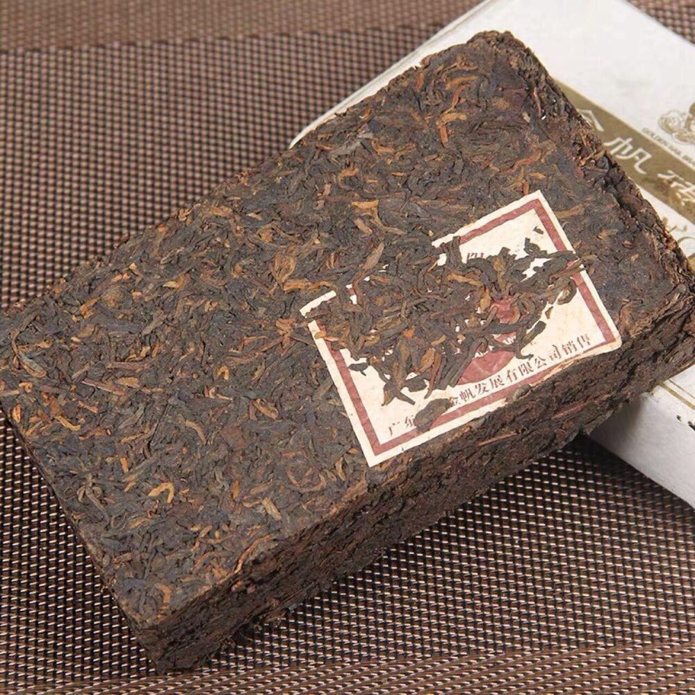 Чай Jinfan Brick Пуэр Чжуань Ча 2852 Shu Pu Er Ripe Puer Tea Brick 250г