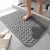 Eco-Friendly Odorless PVC Bathroom Non-Slip Mat with Suction Cups & Massage Foot Pad