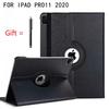 Чехол для iPad Pro 11, чехол 2021/2020/2018 A2228 A2068 A2230 A2013 A1934 A1980, поворотный на 360 градусов кожаный чехол Smart Awake Sleep Fundas