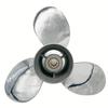 Лодочный гребной винт 9 1/4x11, подходит для подвесного двигателя Yamaha 9,9HP-15HP, 3 лопасти из нержавеющей стали, 8 зубьев OEM НЕТ: 63В-45943-00-ЭЛ 9,25х11