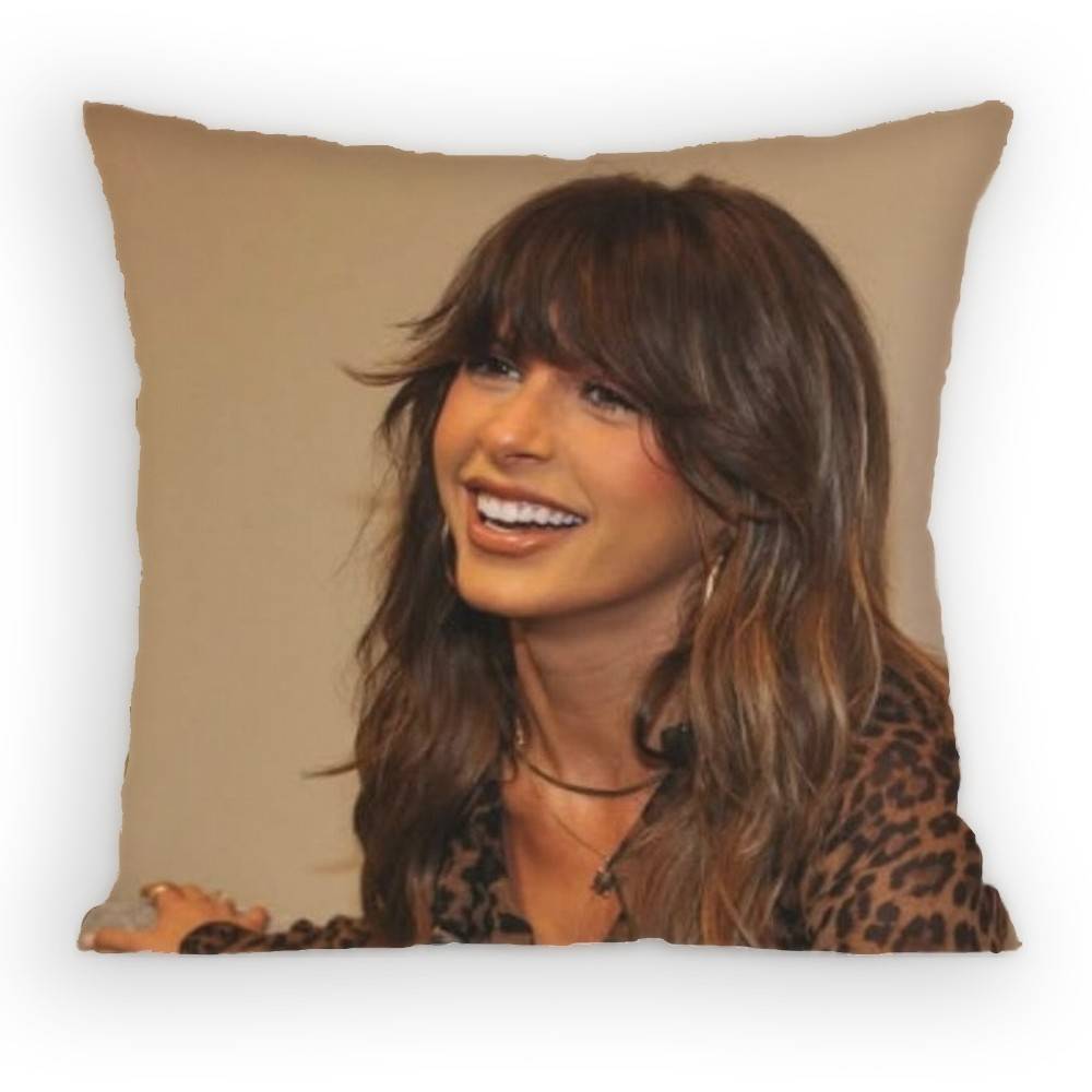 E-Ella L-Langley Singer Pillow Case Anti-Dustmite Pillowcase Invisible Zipper Silky Short Plush Sofa Cushion Cover