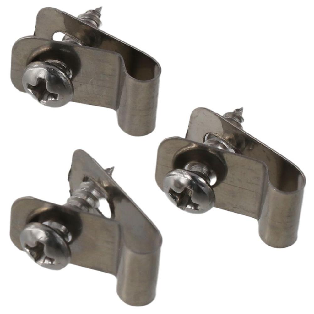 100 шт. R-образные проволочные зажимы из нержавеющей стали, зажимы для проволочной полки, зажимы для проводов прицепа, проволока