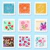 Postage Stamp Scalloped Square Paper cutter tool for crafts Hole Punchers 25mm 38mm 50mm for crafting for scrapbook cardmaking