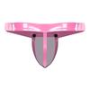 Мужские 2-в-1 Jockstrap Стринги с O-образным кольцом Съемная крышка промежности Т-образная спинка Трусы