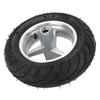 Electric Scooter Rear Tire Rubber Inflation Scooter Tire with Aluminum Alloy Wheel Hub 110 50 6.5 Replacement