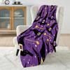 Wizard Hat Print Blanket Warm Soft Fluffy Kids and Adults Sofa Bed Throw Blanket Suitable Home Travel Camping Luxury Gifts