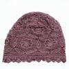 Women's Spring & Summer Floral Dot Baotou Hat - Lightweight, Double-Layered for Gray Hair Coverage