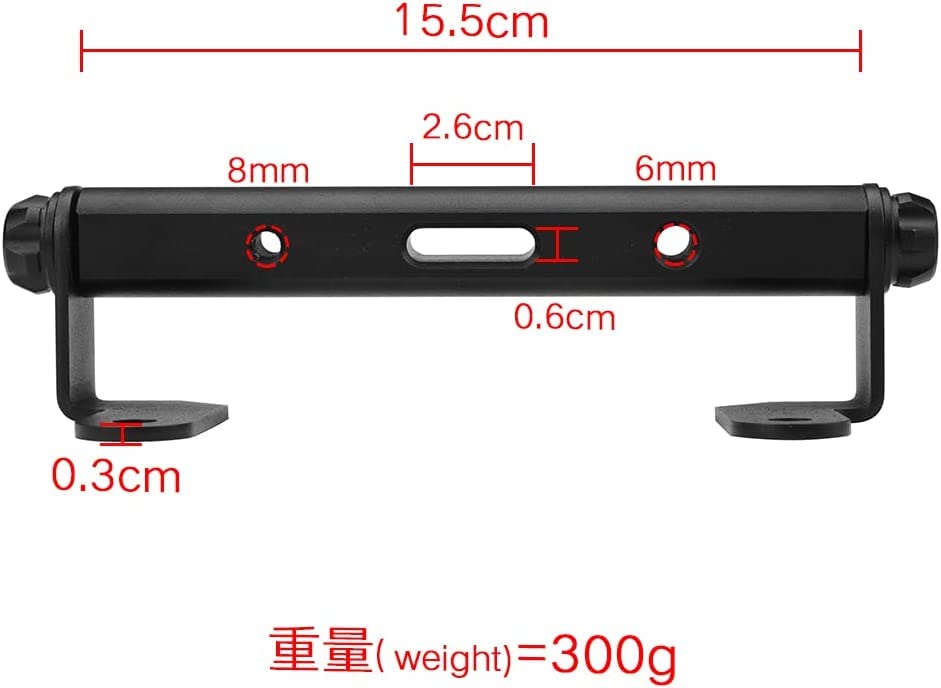 Motokano Gixxer SF250 Специальные детали Держатель планки-зажима Многофункциональная планка (черный)