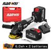 NANWEI 20V 125mm Angle Grinder Brushless Cordless DIY Power Tools Electric Polishing Grinding Machine