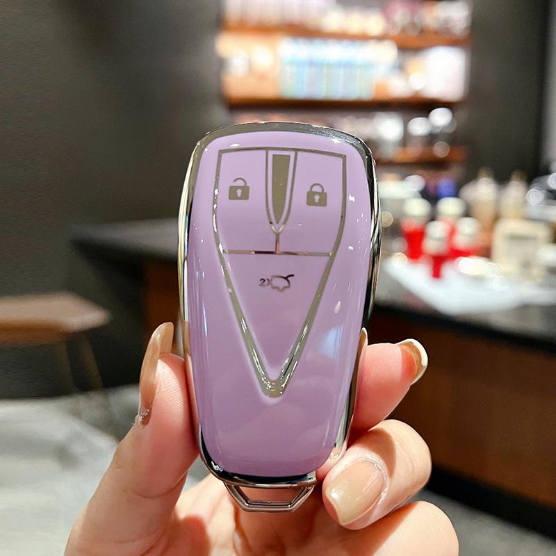 Чехол для ключа Changan CS Series: Подходит для CS75 Plus, Yidong, CS35, CS55, X5, Oushang X7