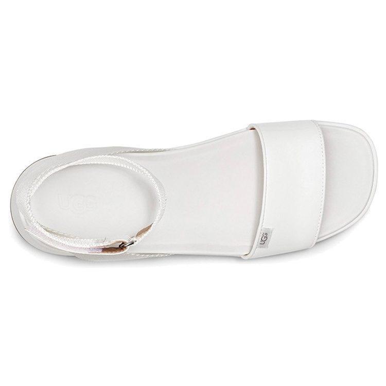 UGG Стильная женская сандалия белая 1107898-WHT
