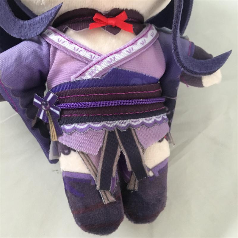 Genshin Impact Beelzebul Raiden Shogun Plush Toy Stuffed Figure Soft Doll Cosplay Bed Decoration Pillow Fans Props Gifts