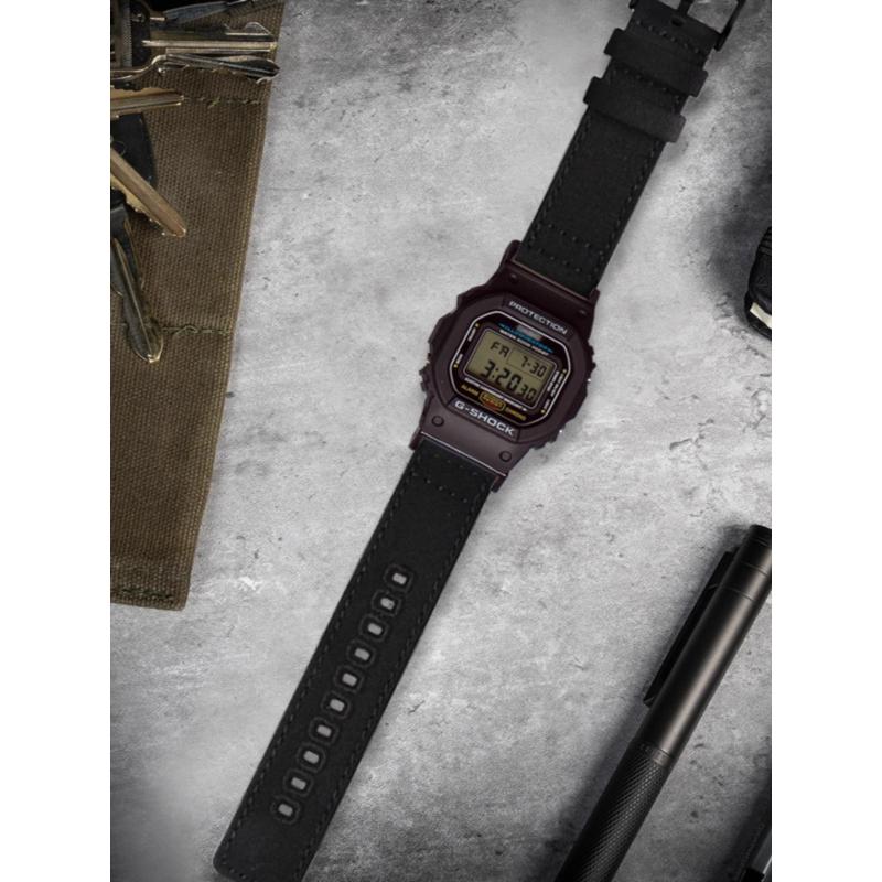 Мягкий браслет 16 мм для Casio G-SHOCK, холщовый ремешок для часов DW-5600BBN GW-M5610 GA100/110, нейлоновый ремешок для часов 22 мм